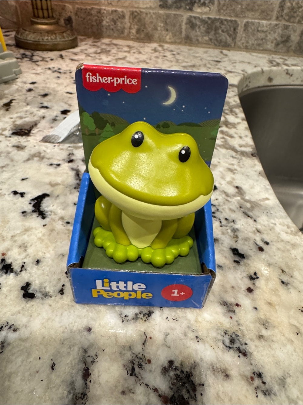Fisher-Price Little People Bright Green Frog Figure
